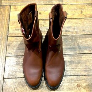 Vintage Red Wing leather Pecos boots size 10.5 fits like 11 regular.